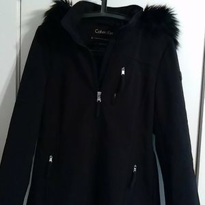 My sister's black Calvin Klein jacket SZ S $22👀❤